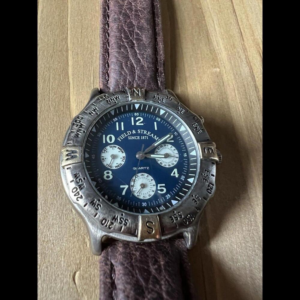 Vintage Field And Stream Watch New Battery